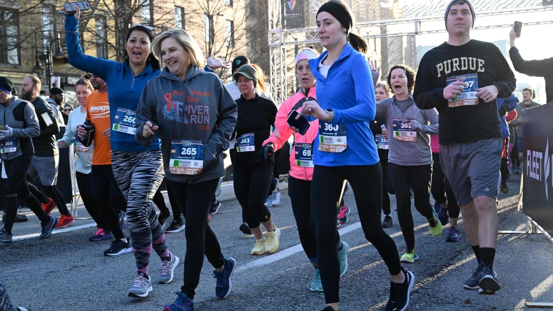 Runners at the 5k Triple Crown of Racing on March 8, 2023 - 3.31.23